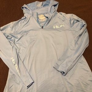 Womens Huk hooded shirt